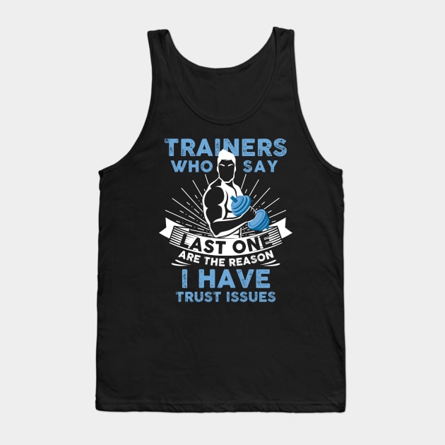 Funny Workout Tank Top by Shiva121